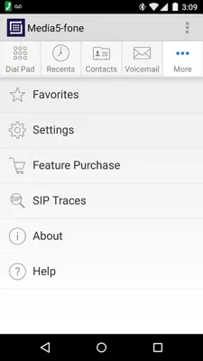 Media5-fone android App screenshot 1